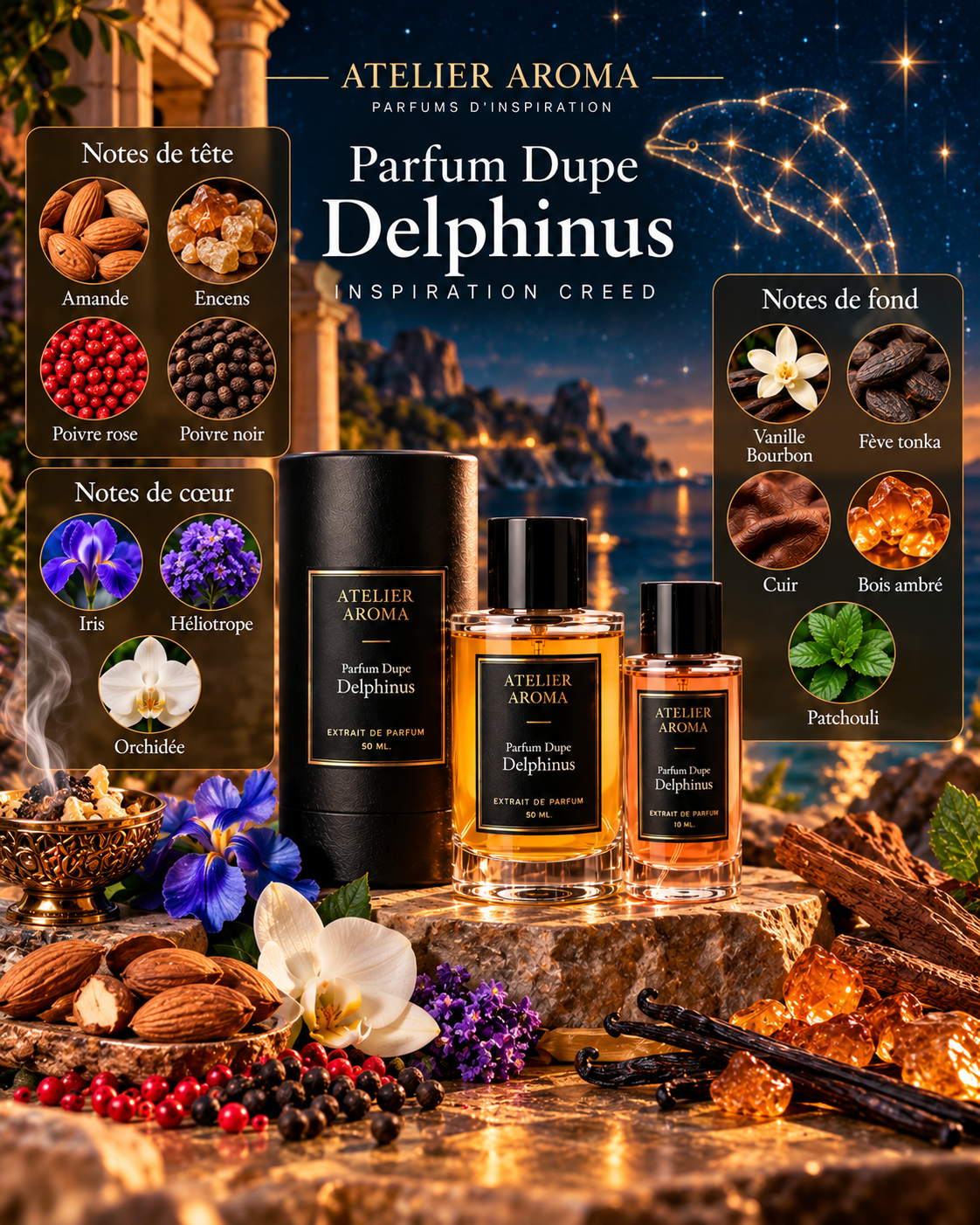 Parfum Dupe Delphinus – Inspiration Creed