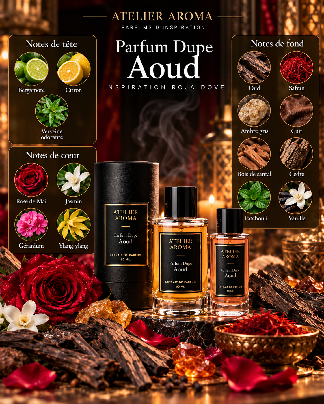 Parfum Dupe Aoud – Inspiration Roja Dove