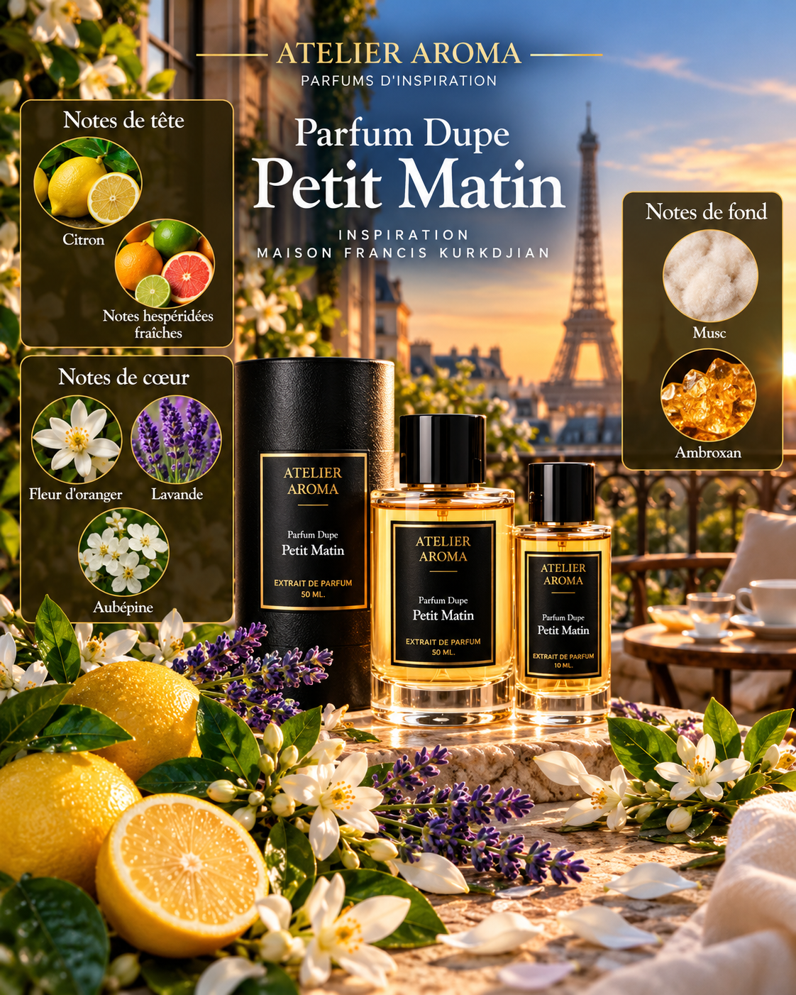 Parfum Dupe Petit Matin – Inspiration Maison Francis Kurkdjian