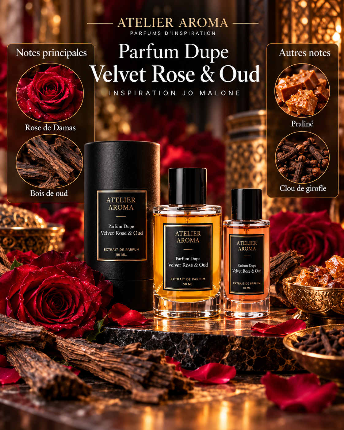 Parfum Dupe Velvet Rose & Oud – Inspiration Jo Malone London