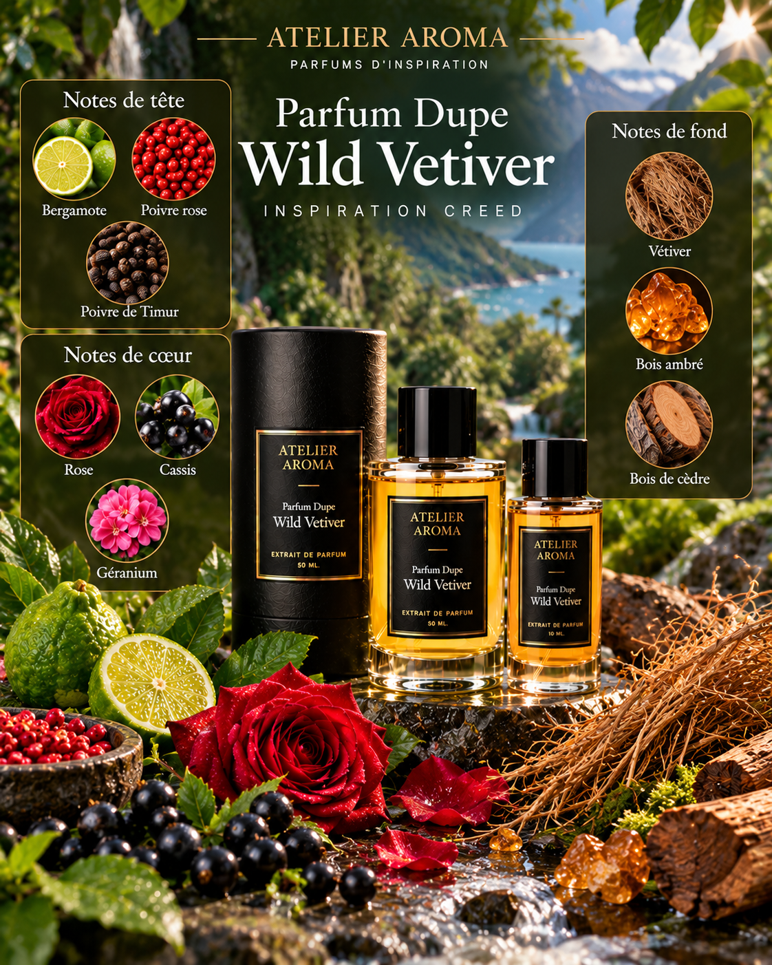 Parfum Dupe Wild Vetiver – Inspiration Creed